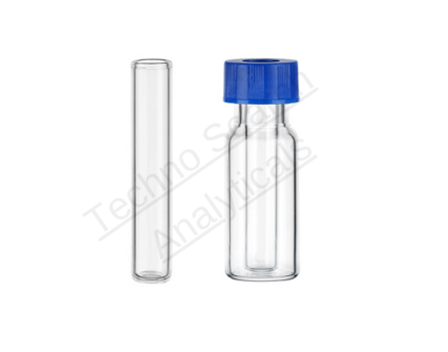 Flat Bottom Glass Insert for HPLC Vial