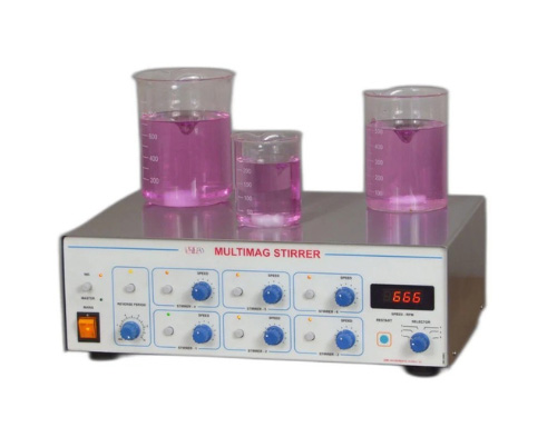 Multi-Magnetic Stirrer Without Hot Plate