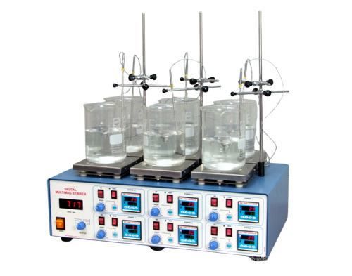 Multi-Magnetic Stirrers With Hot Plate